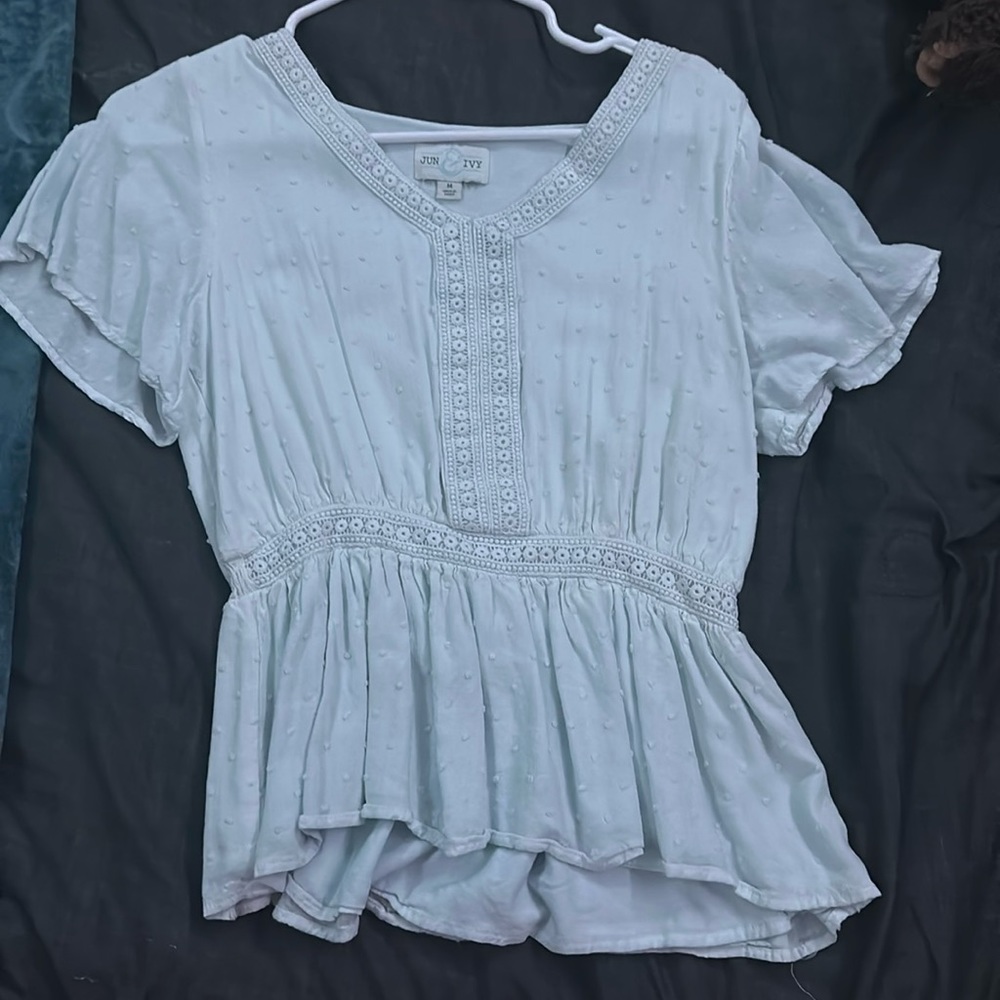 White dress top